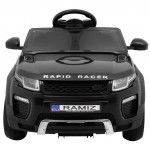 Elektrické autíčko Rapid Racer - nelakované - čierne